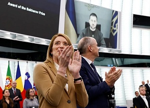 ЕП вручил премию Сахарова «украинскому народу» ЕП вручил премию Сахарова «украинскому народу»