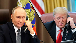 Путин и Трамп поговорили по телефону Путин и Трамп поговорили по телефону
