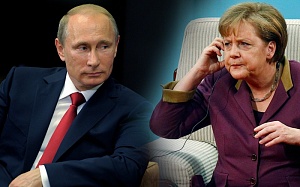 Путин и Меркель обсудили Донбасс