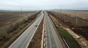 В Крыму открыто движение по первому участку трассы «Таврида» В Крыму открыто движение по первому участку трассы «Таврида»