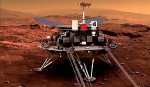Китайский марсоход проехал по поверхности Марса более километра
