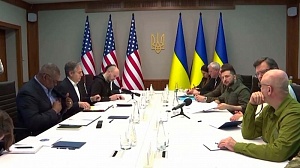Госсекретарь США Блинкен и глава Пентагона Остин посетили Киев