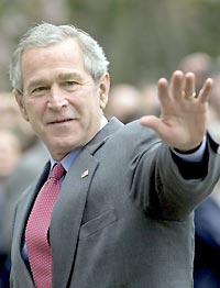 Буш едет мирить Израиль с Палестиной