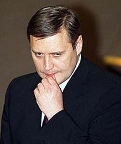 Касьянова сняли с выборов