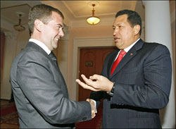 Чавес переговорит с Медведевым 10 сентября